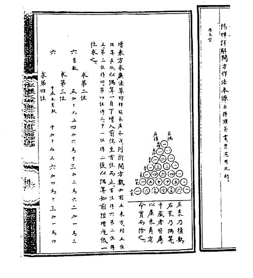 二項式定理-賈憲