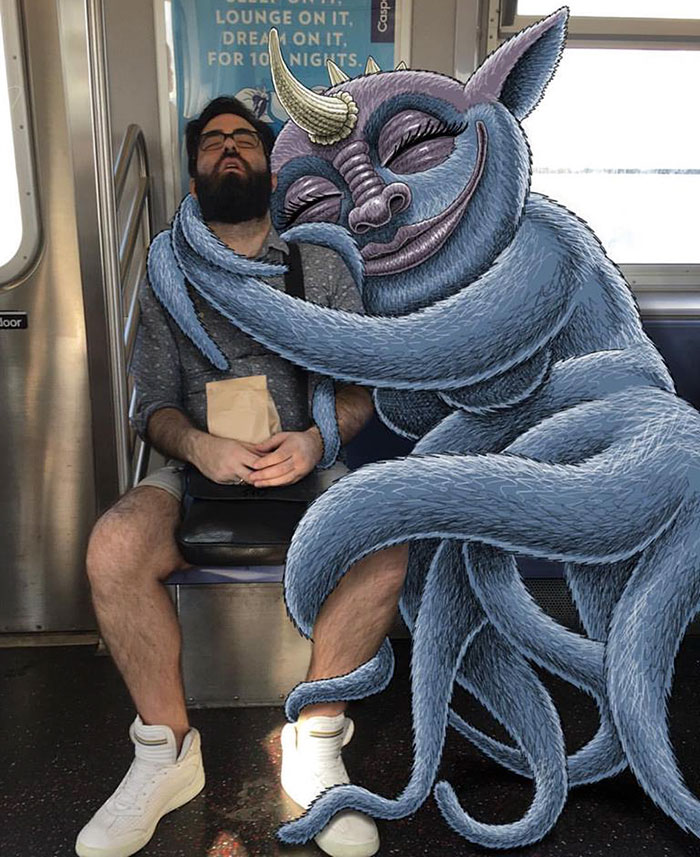 Ben Rubin:地鐵即景 Subway Doodle