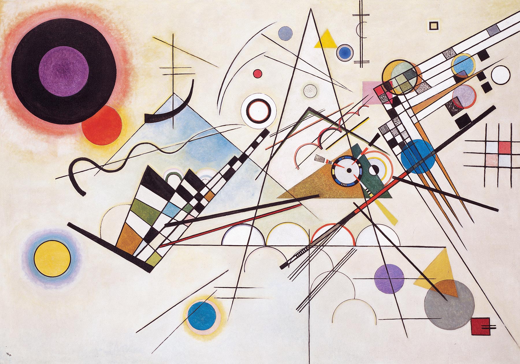 瓦西里·康丁斯基&nbsp;Wassily Wassilyevich Kandinsky /《Composition VIII》