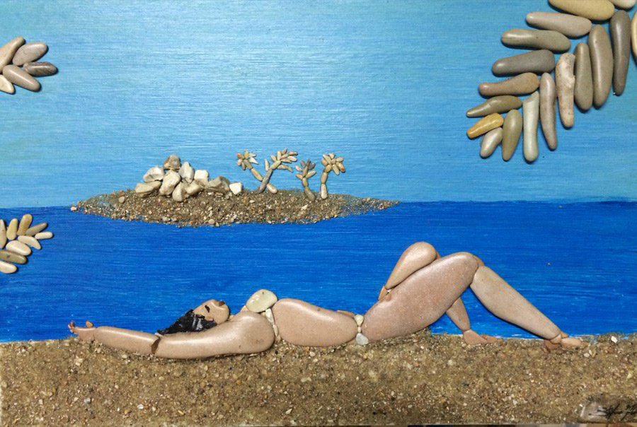 Stefano Furlani 自然石的「點描派」