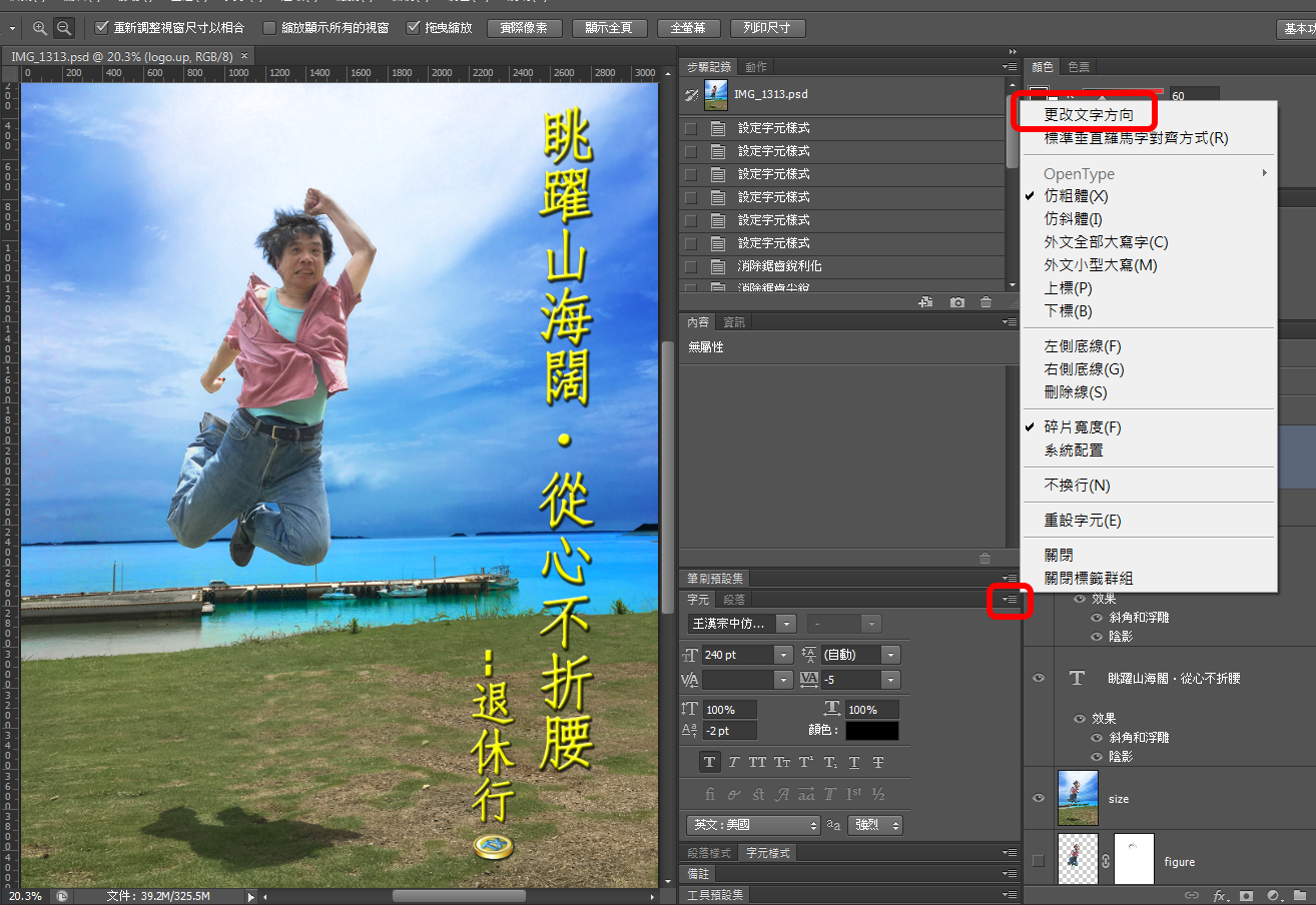 書寫方向