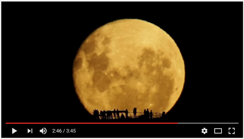 滿月剪影 Full Moon Silhouettes