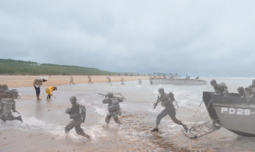 諾曼地登陸今昔 Normandy, France 1944/2004