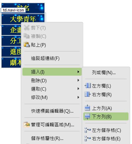 Html5 CSS 導覽設計法
