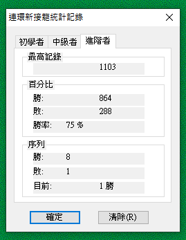 接龍進階實驗:退回到74%,即刻進回到75%